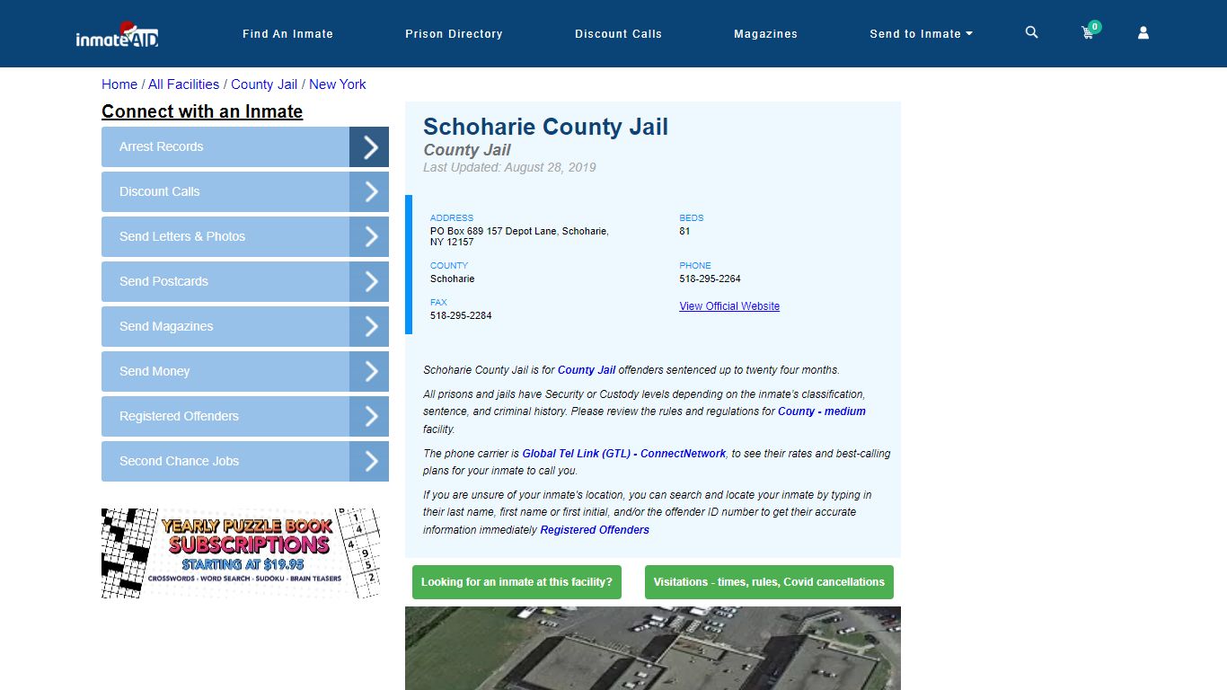 Schoharie County Jail - Inmate Locator - Schoharie, NY